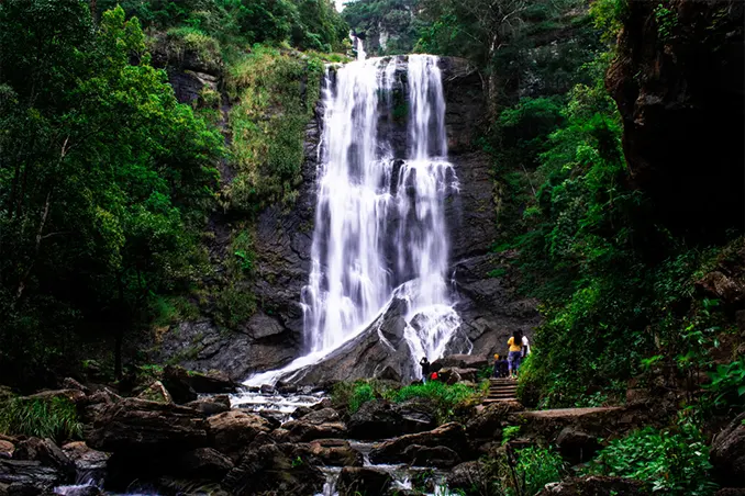 hebbe waterfalls - 23 kms from Rangers Camp